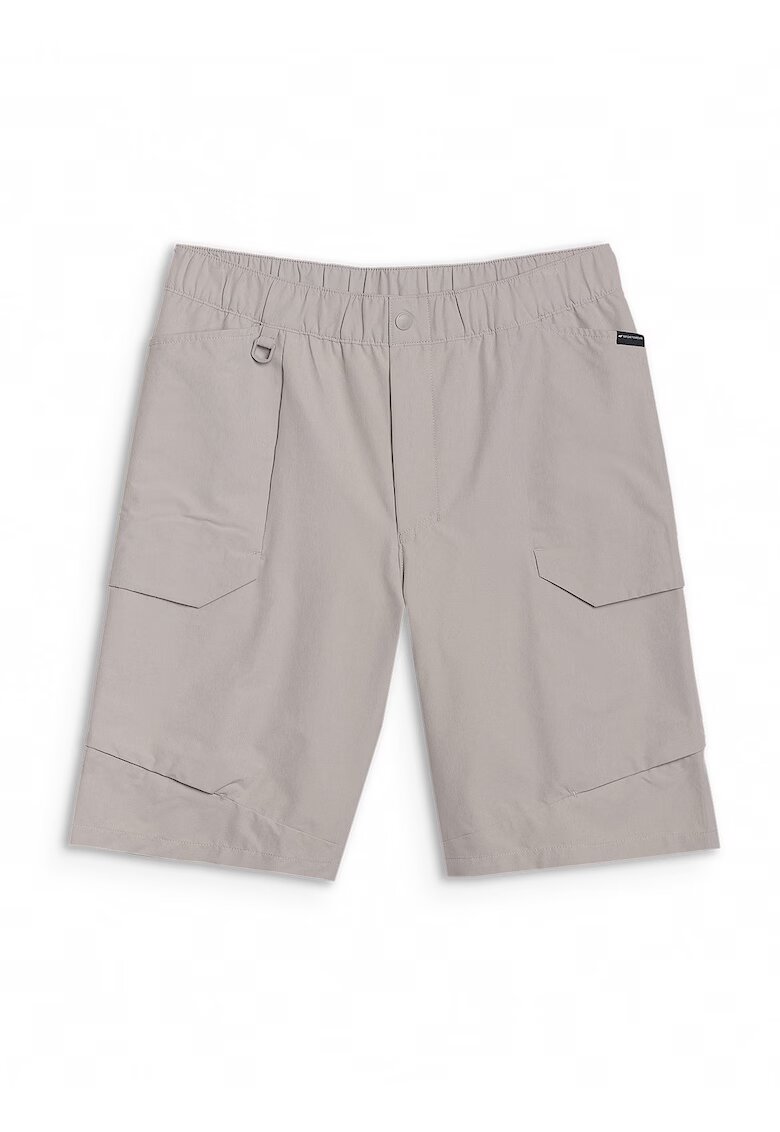 4F Pantaloni scurti barbati gri - material sintetic - elastic