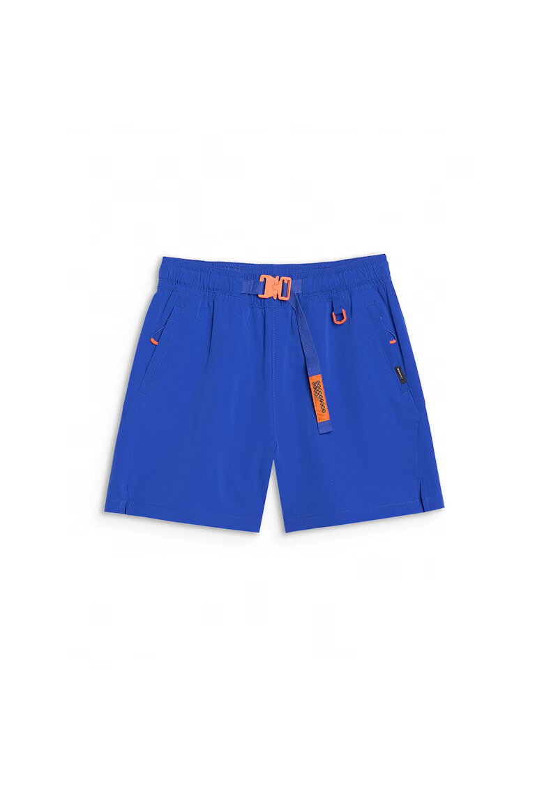 4F Pantaloni scurti casual albastri - stil sportiv