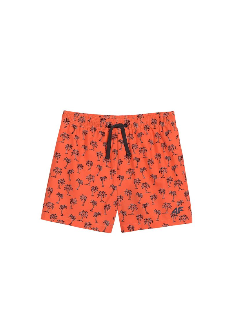 4F Pantaloni scurti de baie baieti - poliester - portocalii - uscare rapida