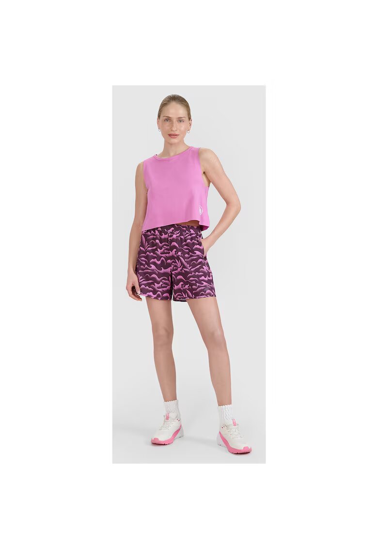 4F Pantaloni scurti de plaja violet - material elastic - fara captuseala - pentru inot