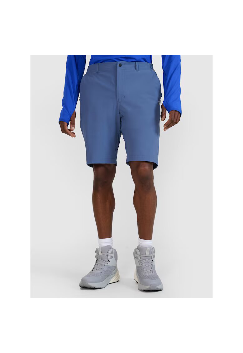 4F Pantaloni scurti de trekking elastici - bleumarin - material sintetic