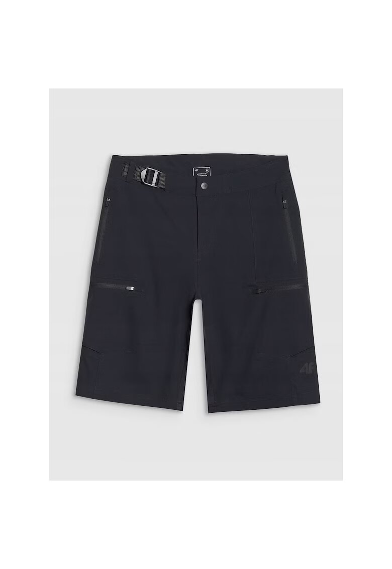 4F Pantaloni scurti femei uscare rapida - negru - primavara-vara 2025