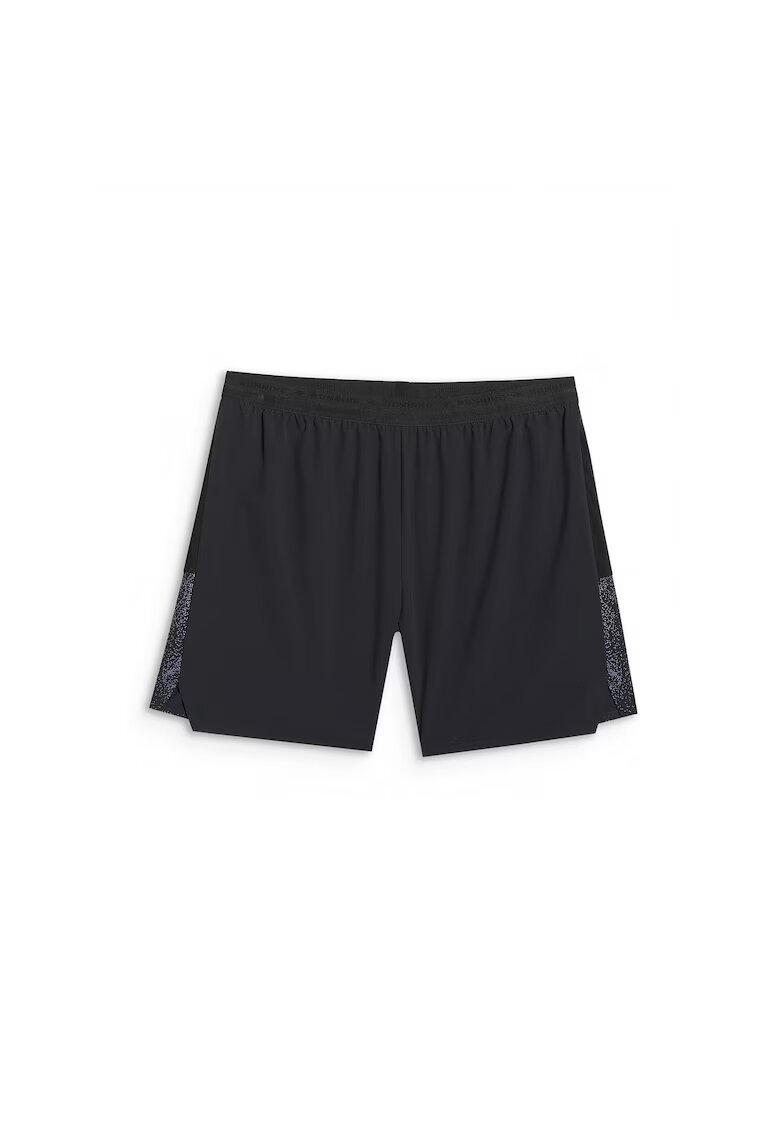 4F Pantaloni scurti sport barbati poliester - negru