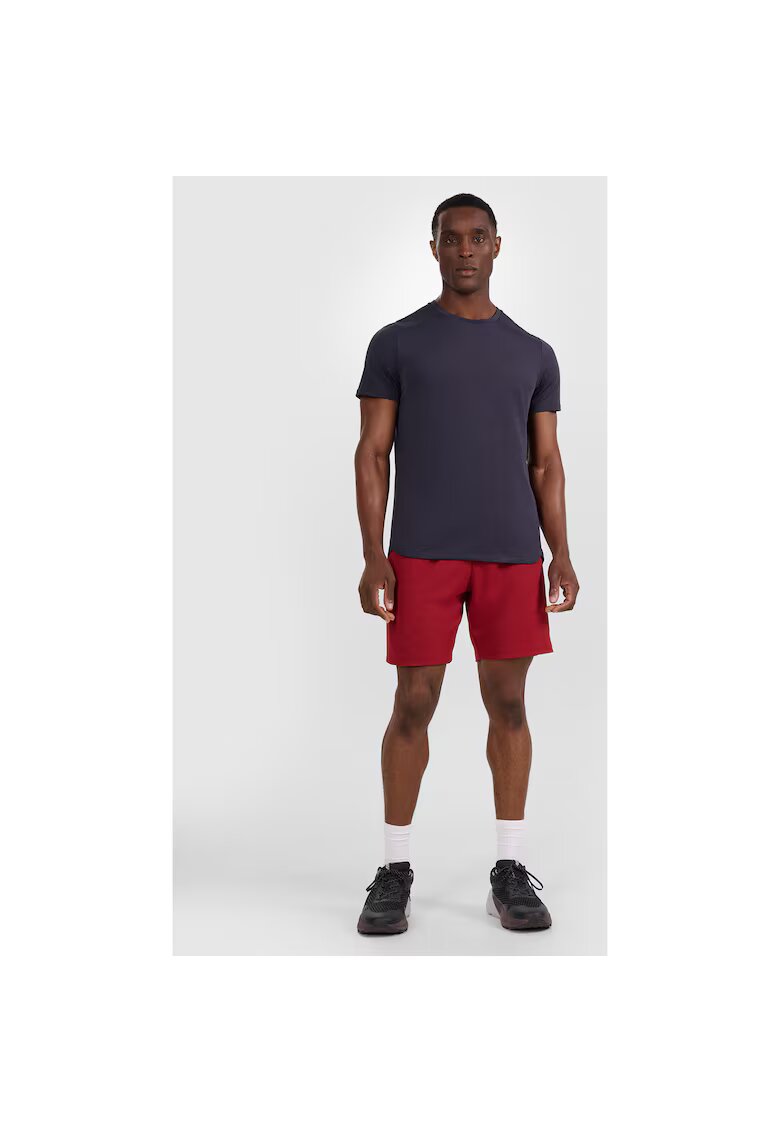 4F Pantaloni Scurti Sport - Sort Antrenament Barbati - Poliester - Rosu - Rosu