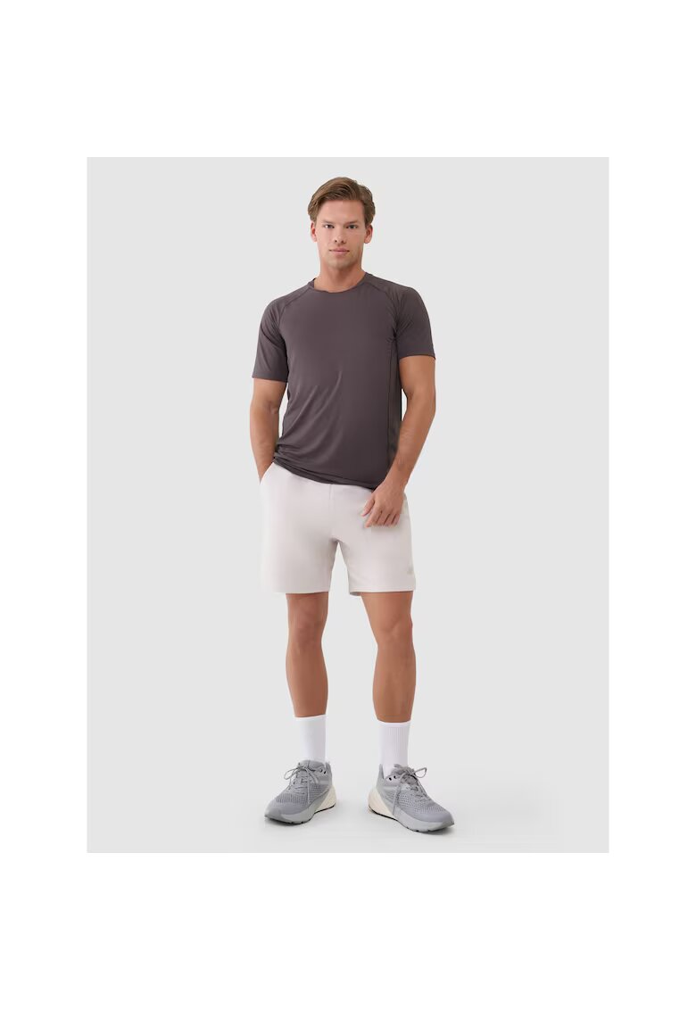 4F Pantaloni sport barbati - bej - antrenament