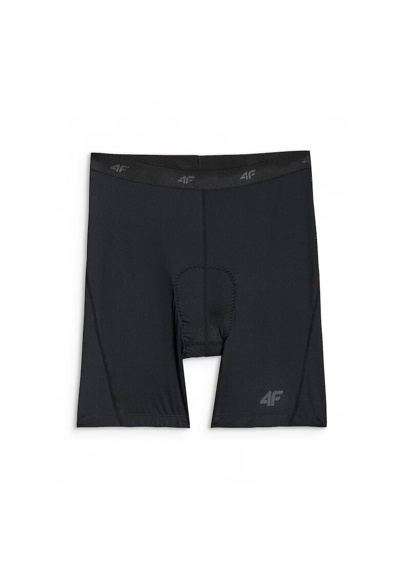 4F Pantaloni sport barbati - ciclism - negru - gel foam