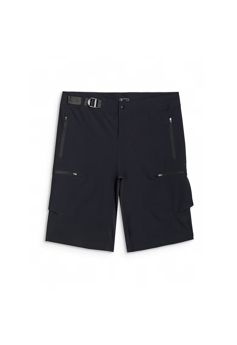 4F Pantaloni sport barbati - ciclism - negru - material respirabil