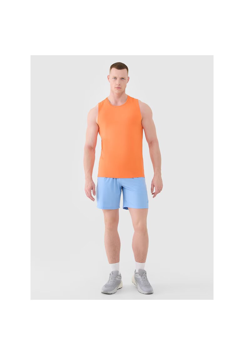4F Pantaloni sport barbati - de antrenament - uscare rapida -albastru