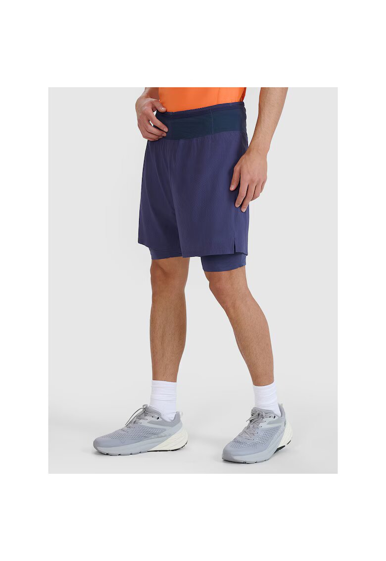 4F Pantaloni sport barbati - scurti de antrenament - albastru