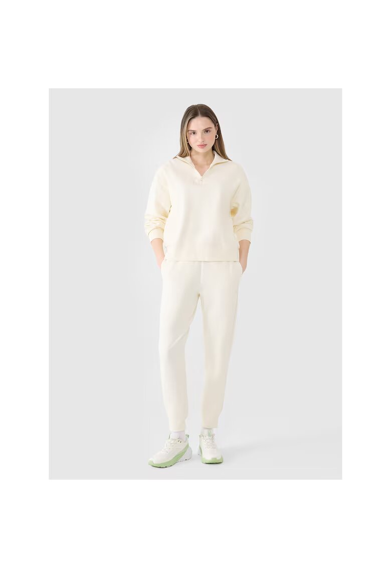 4F Pantaloni sport dama alb