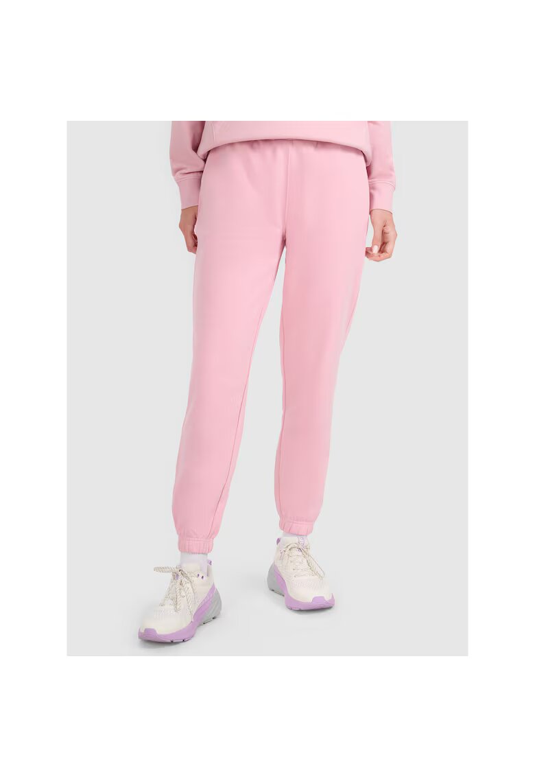 4F Pantaloni sport dama - de trening - roz