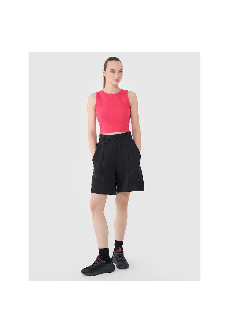 4F Pantaloni sport dama negru - trening