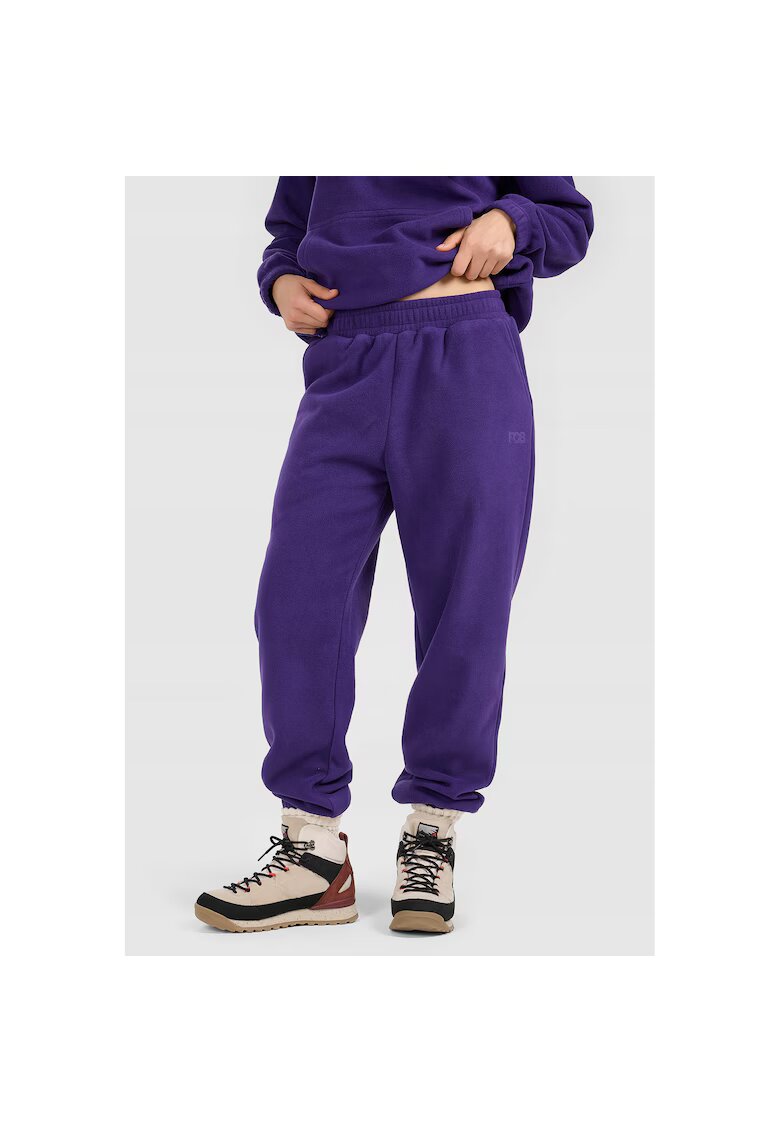 4F Pantaloni sport dama - trening - fleece - mov