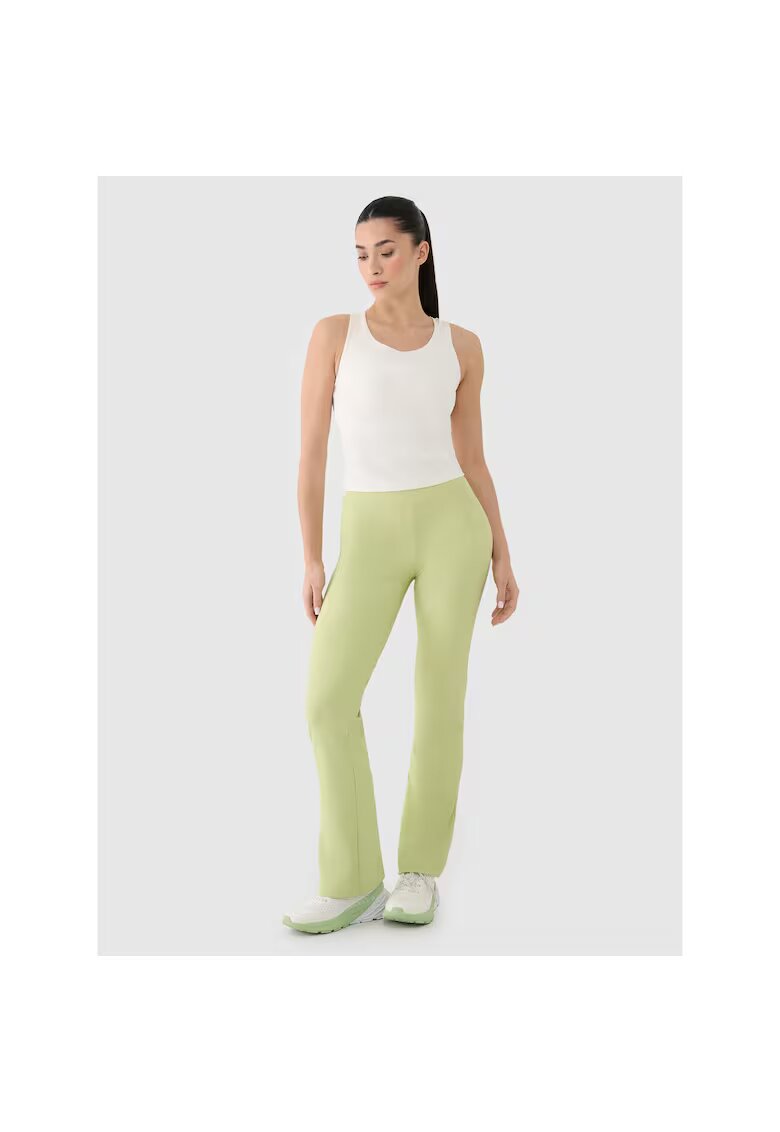4F Pantaloni sport dama verde - Verde