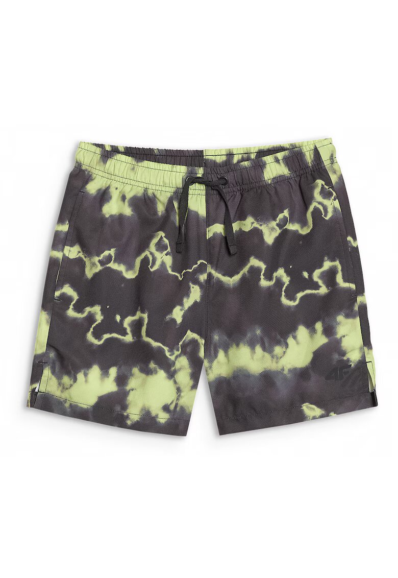4F Pantaloni sport pentru copii - Sintetic - Negru/Verde -
