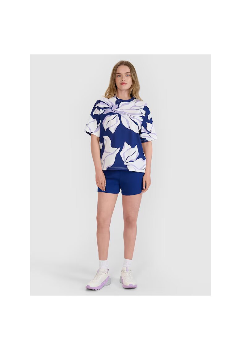 4F Pantaloni sport scurti dama - albastru