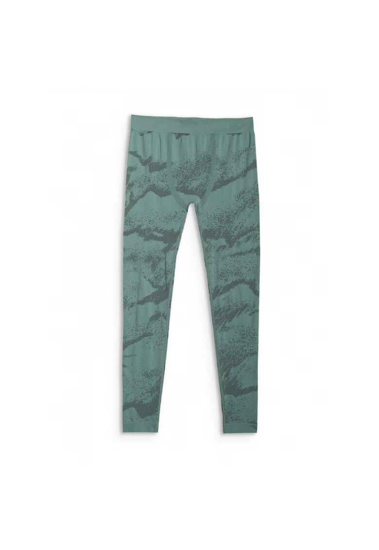 4F Pantaloni termoactivi barbati - fara cusaturi - verde - poliester