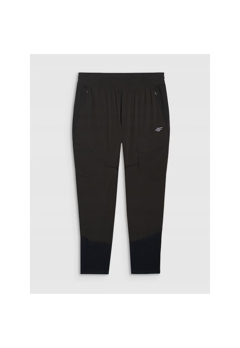 4F Pantaloni trekking barbati poliester - negri