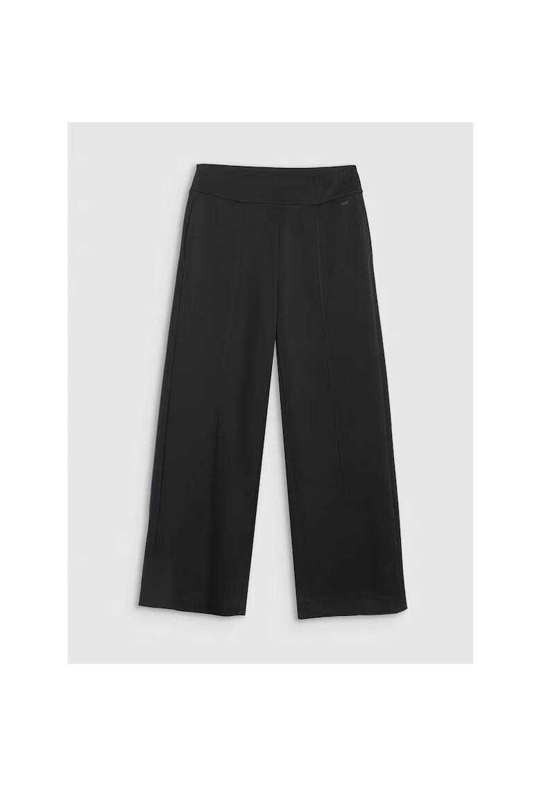4F Pantaloni trening femei oversize - negru