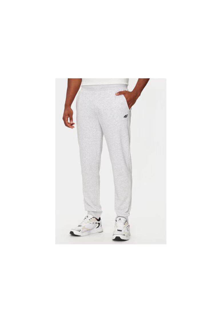 4F Pantaloni trening Gri Regular Fit - Bumbac - 35494 - Gri