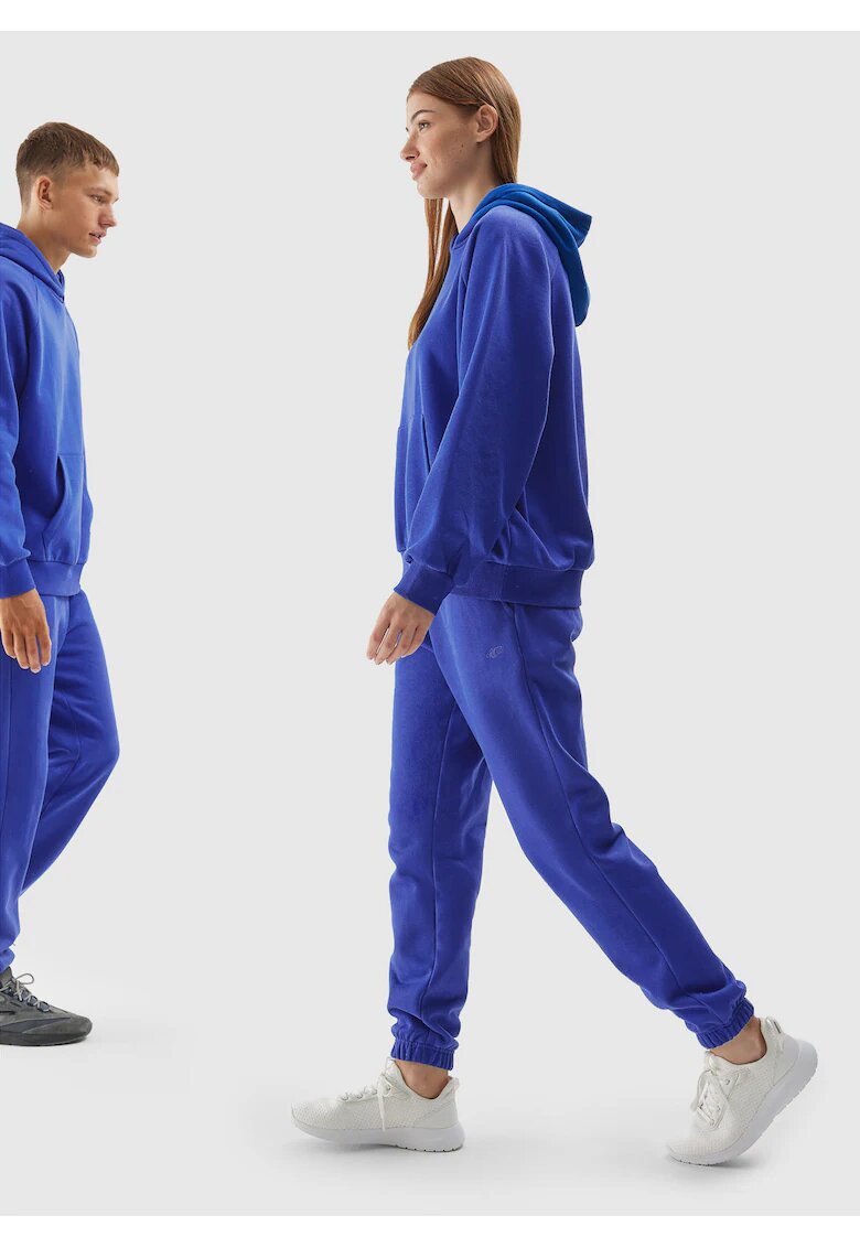4F Pantaloni unisex Bumbac - Albastru -