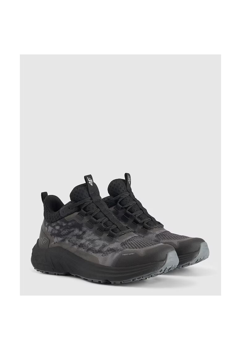 4F Pantofi de trekking - dama neopren - negru