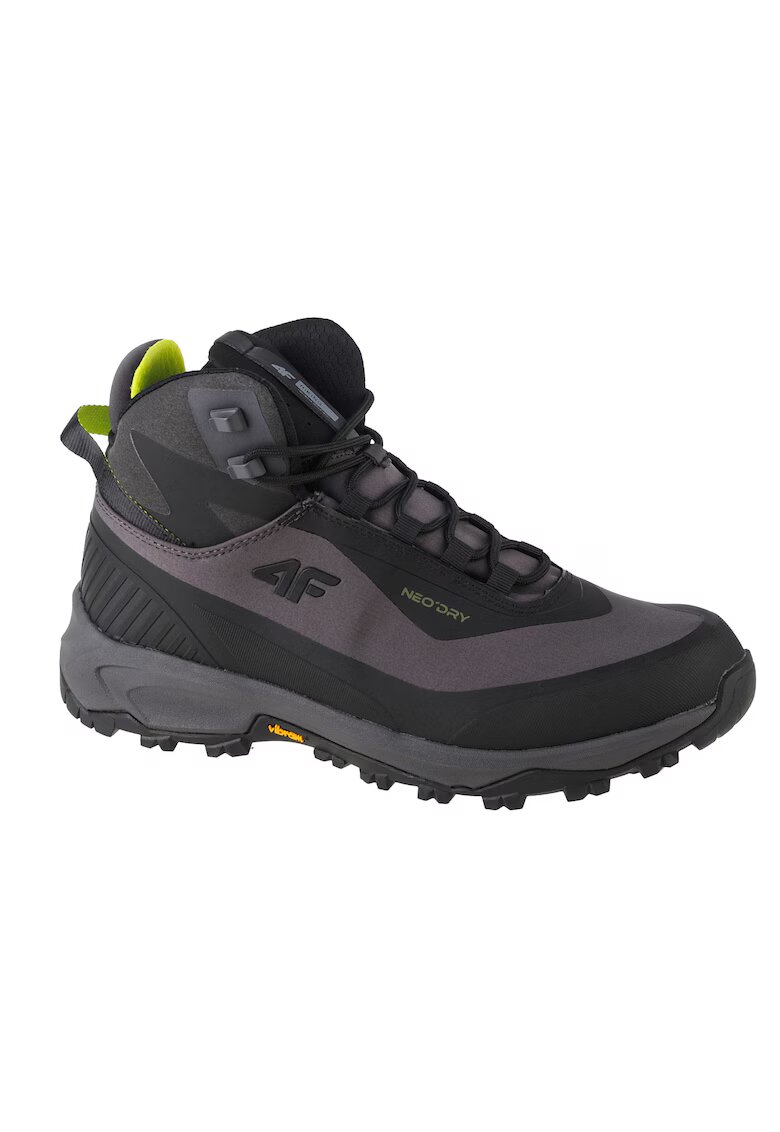 4F Pantofi de trekking - Ice Cracker Trekking Shoes AW22FOTSM004-22S - Negru