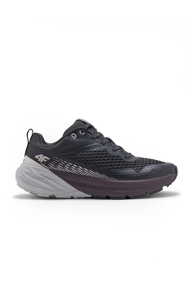 4F Pantofi sport barbati Speed Hiker - ventilatie excelenta - talpa usoara - gri - TPU si plasa