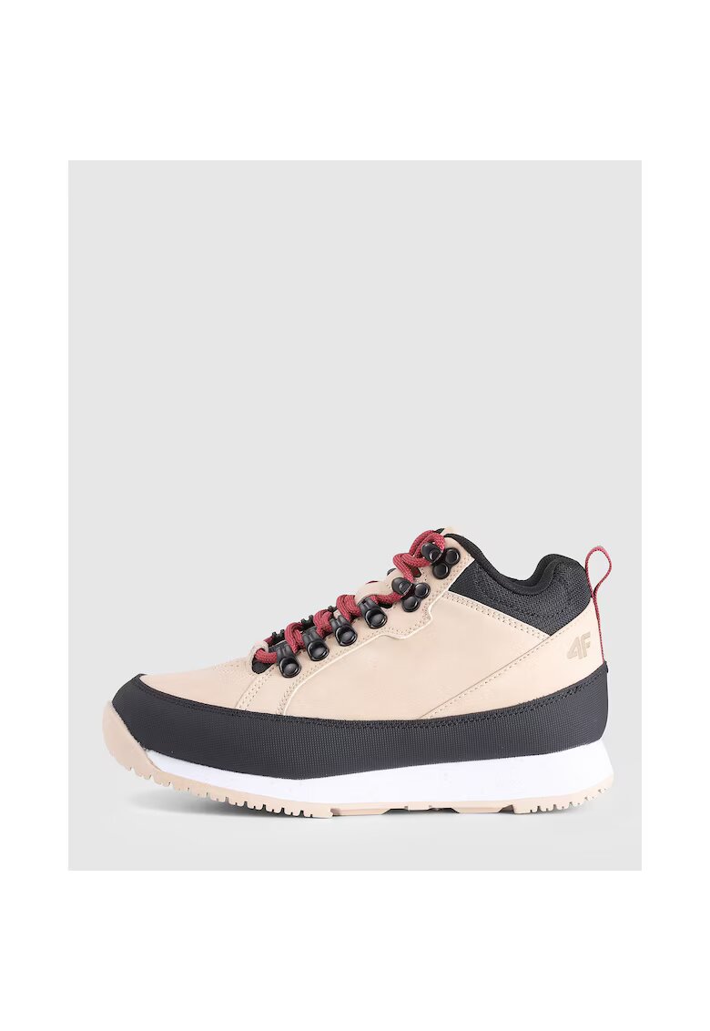 4F Pantofi sport copii - piele nabuc/cordura - multicolor