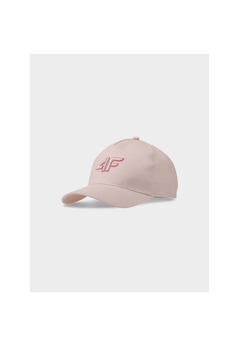4F Sapca copii strapback - bej - unisex - 100% bumbac - sezon primavara-vara 2025