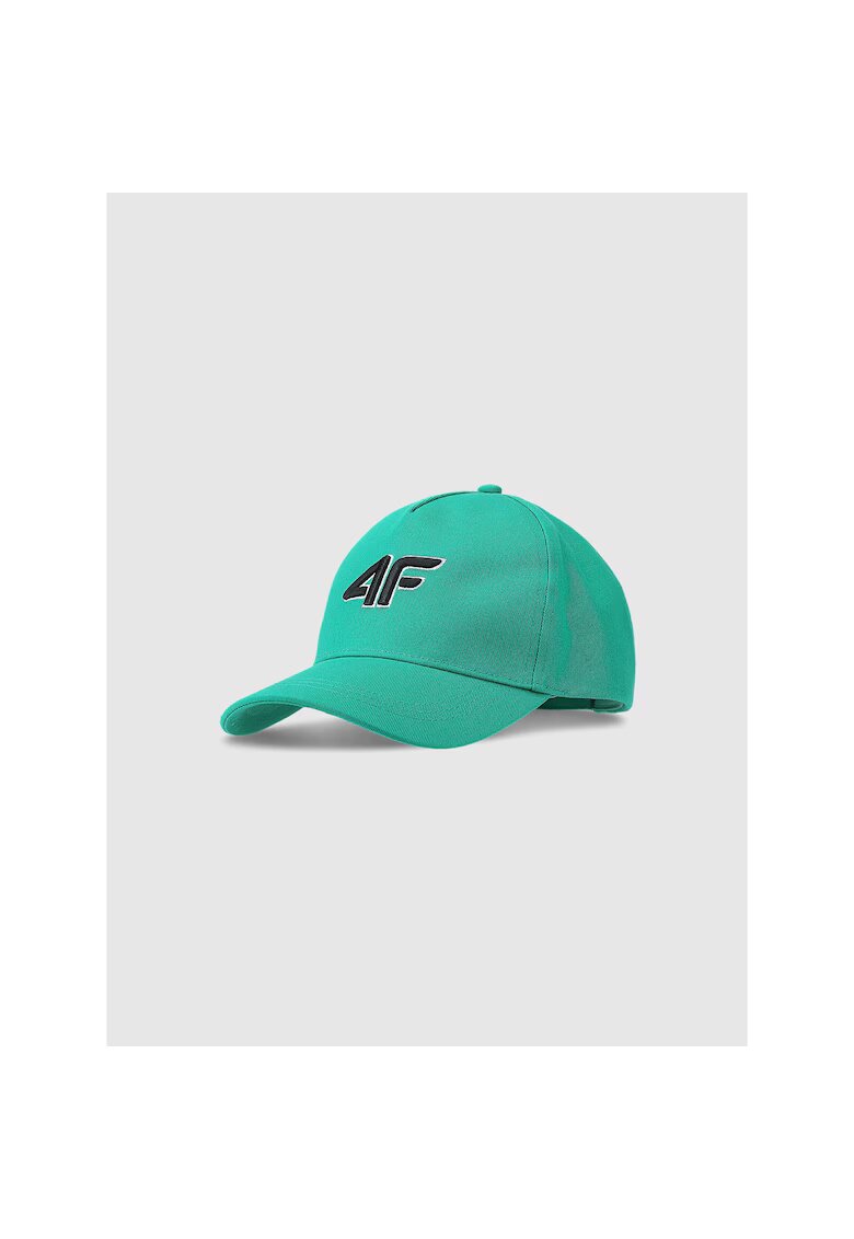 4F Sapca copii verde - unisex - 100% bumbac - marime universala