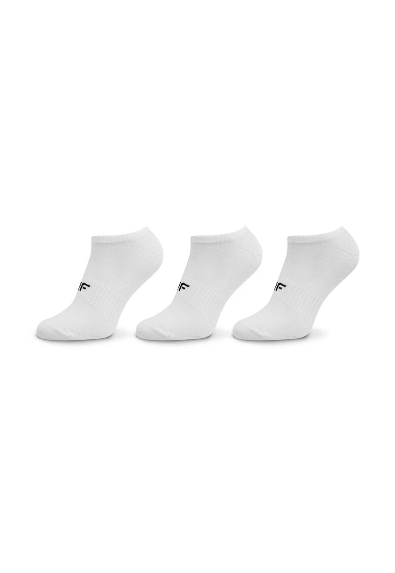 4F Set 3 perechi sosete barbati - 386320 - Sintetic - Alb