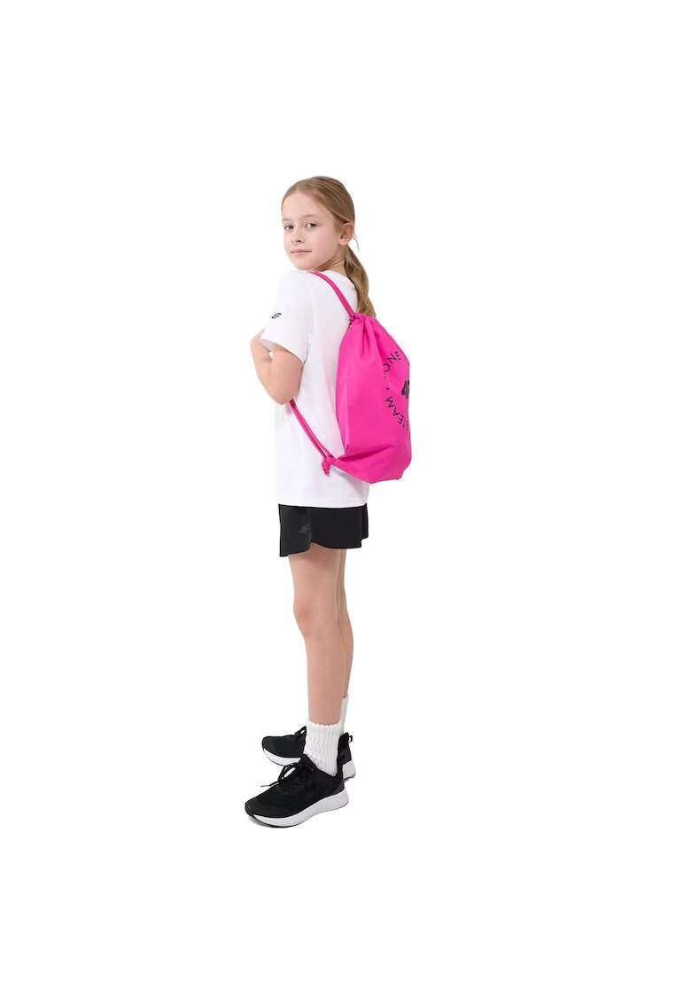 4F Set tricou/pantaloni scurti/rucsac sport pentru fete - sintetic/elastan - multicolor -