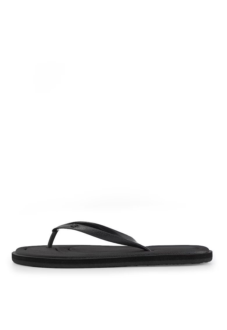 4F Slapi Japonezi Sportstyle Femei Negru Intens - Marime 36 - Talpa Moale si Amortizare - Material Cauciuc - Casual Confort 2023