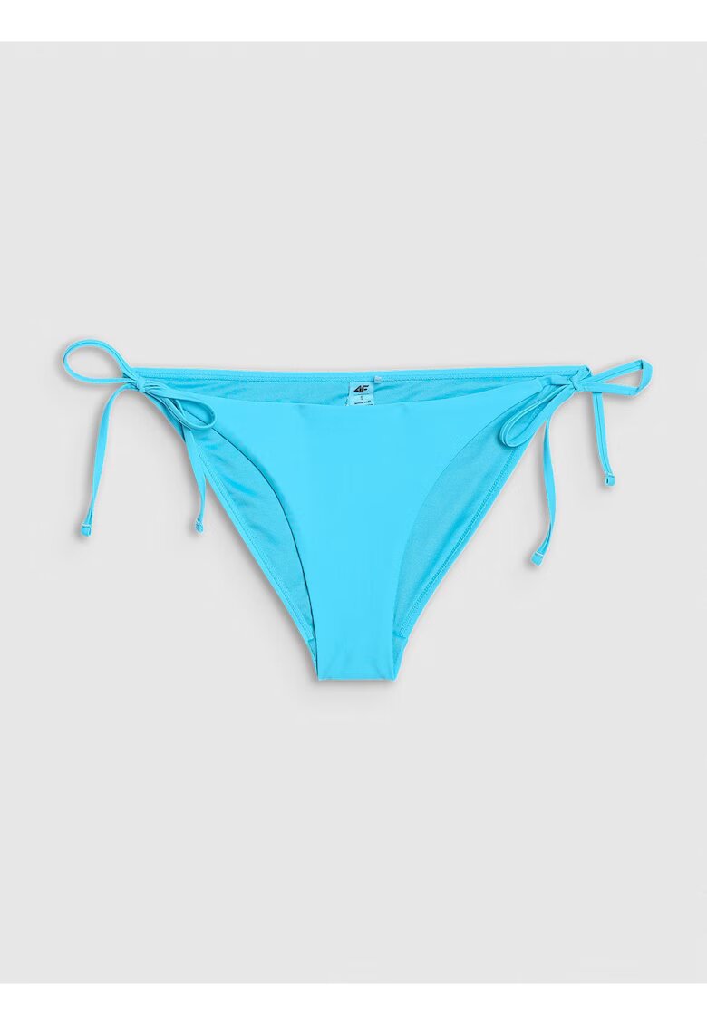 4F Slip de bikini turcoaz - elastic - talie medie - sintetic