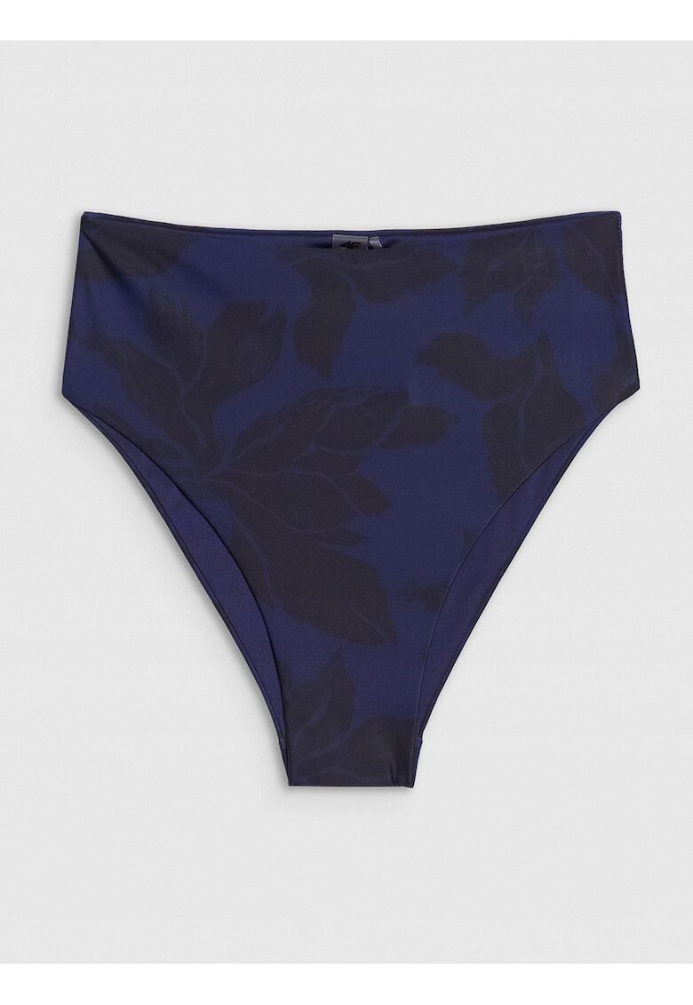 4F Slip de bikini violet - elastic - talie inalta - sintetic -