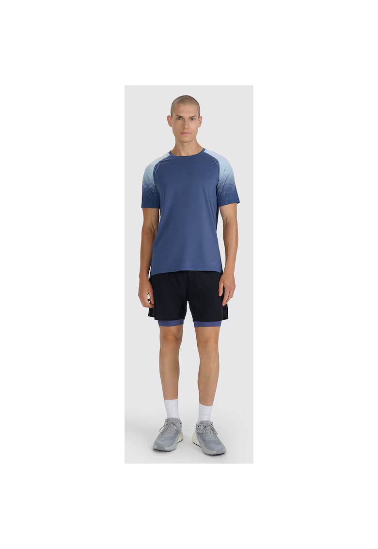 4F Sort Alergare Barbati Running - Material Usor si Flexibil - Confortabil si Reflectorizant - Buzunare Utilitare - 53794 - Negru