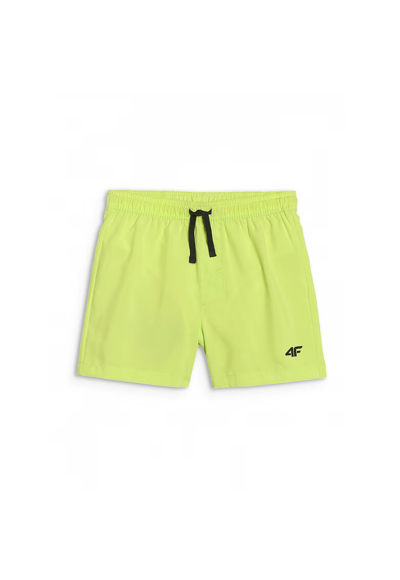 4F Sort de plaja baieti verde - material elastic - uscare rapida - Verde