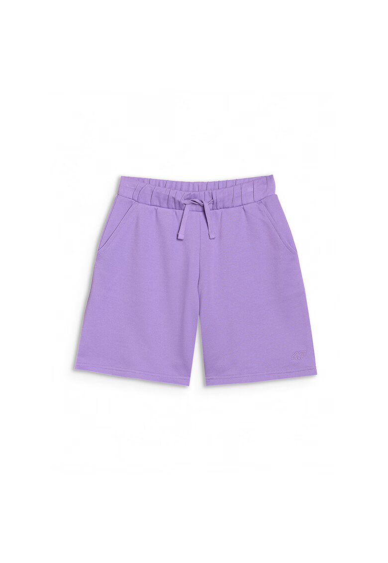 4F Sort de Trening Oversize Fete Violet Bumbac JUNIOR - Sportstyle - Marime 140 - SS25