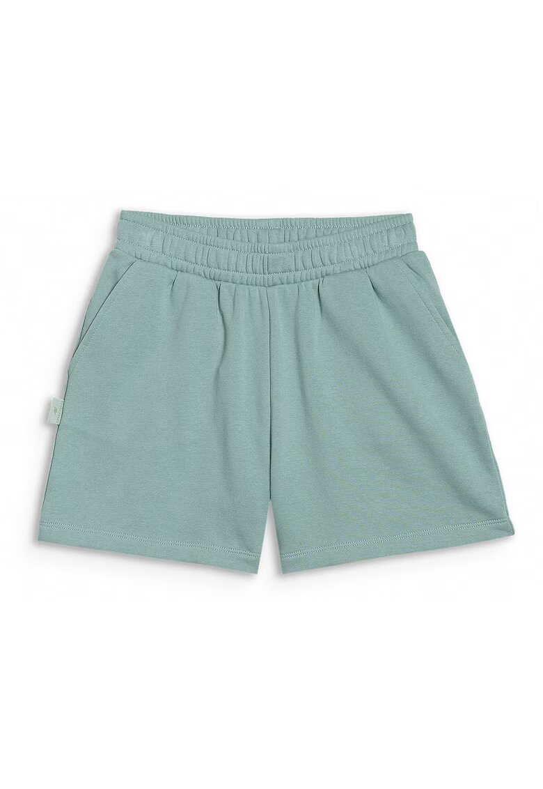 4F Sorturi Trening Fete Bumbac Verde Menta fara Captuseala - Croiala Oversize Junior Sportstyle - Marimea 122