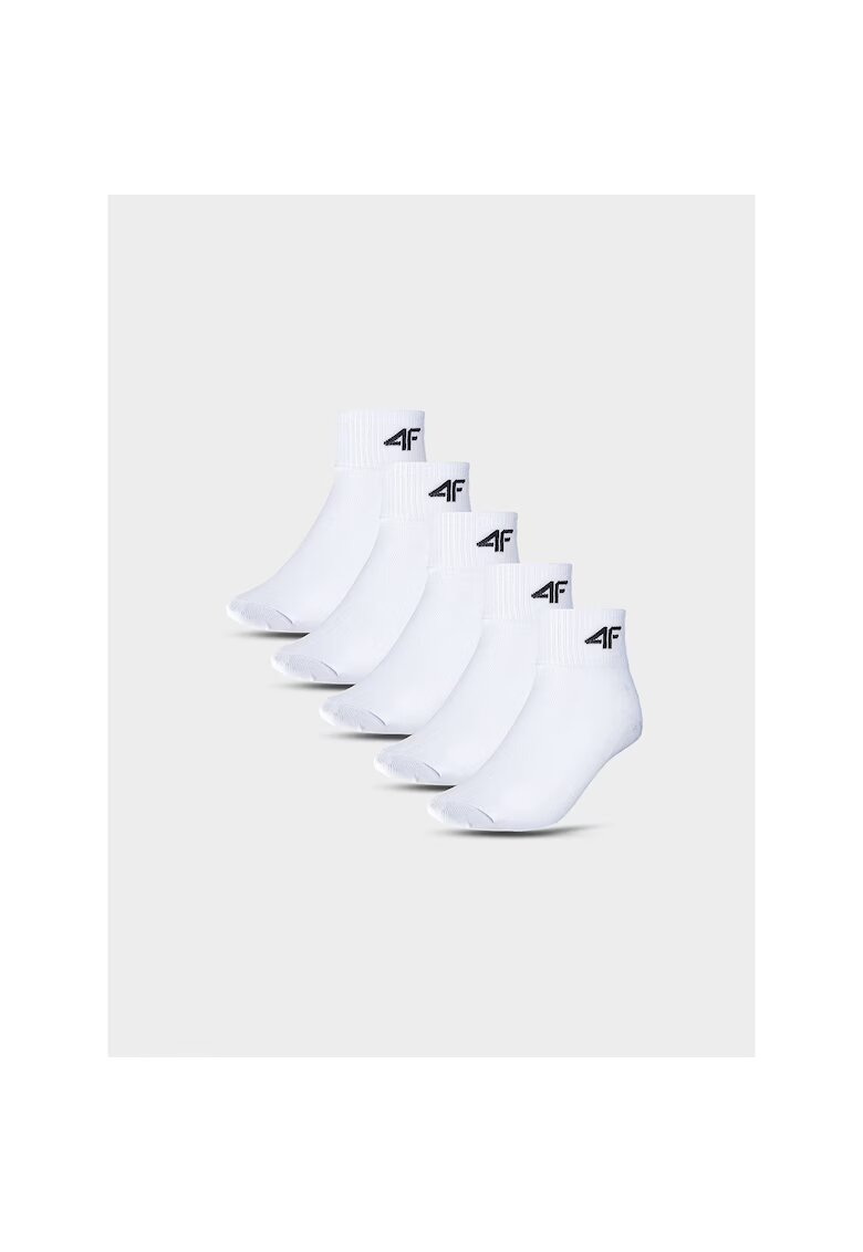 4F Sosete copii set de 5 - multicolore - bumbac - lungime pana la glezna