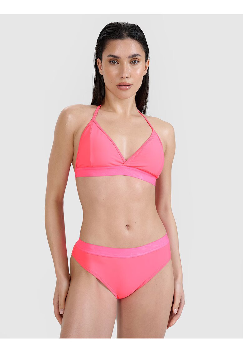 4F Top bikini roz - design clasic - cupe detasabile - sintetic