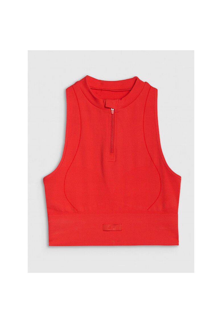 4F Top sport dama - Sintetic - Slim Fit - Rosu
