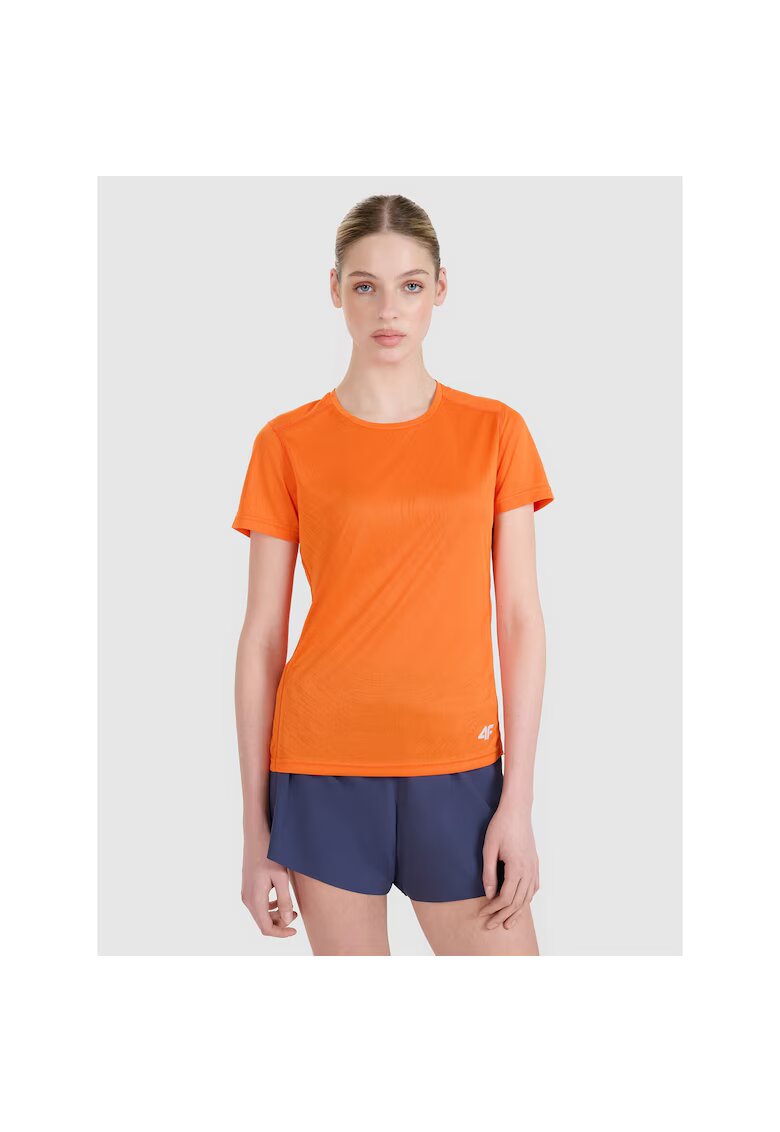 4F Tricou alergare dama - Textil - Portocaliu