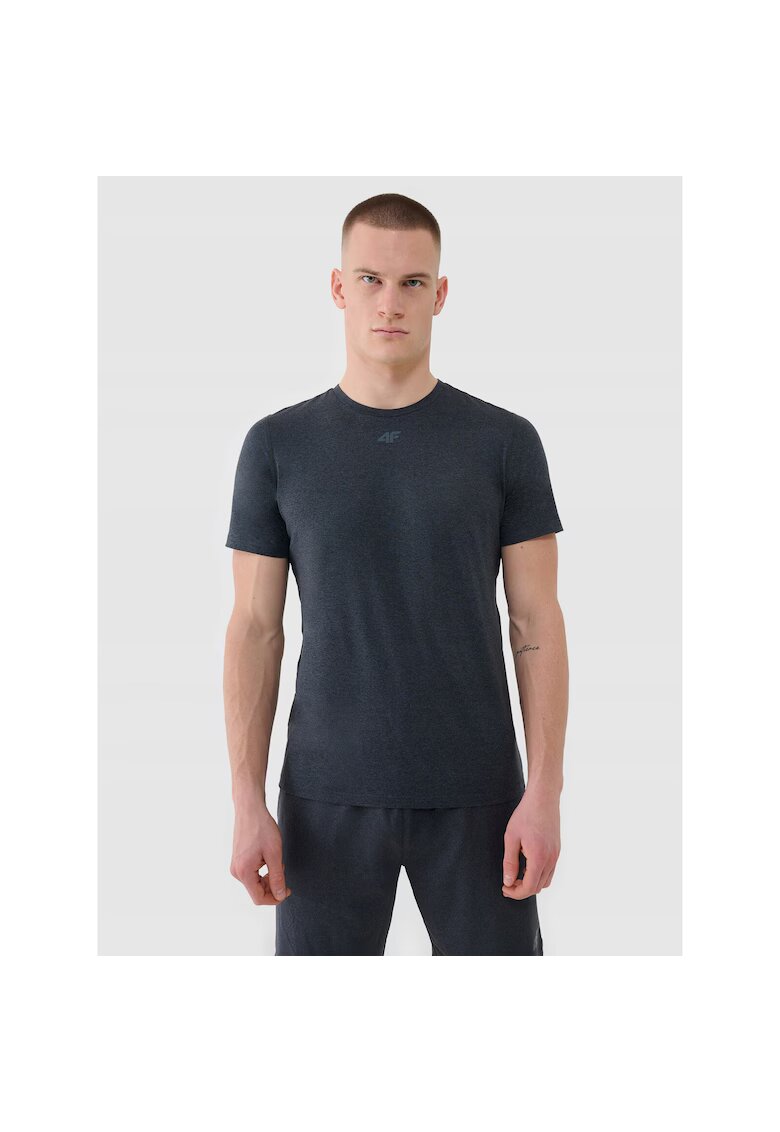 4F Tricou Antrenament Barbati Antracit - Dry - Uscare S-3XL - Gri inchis