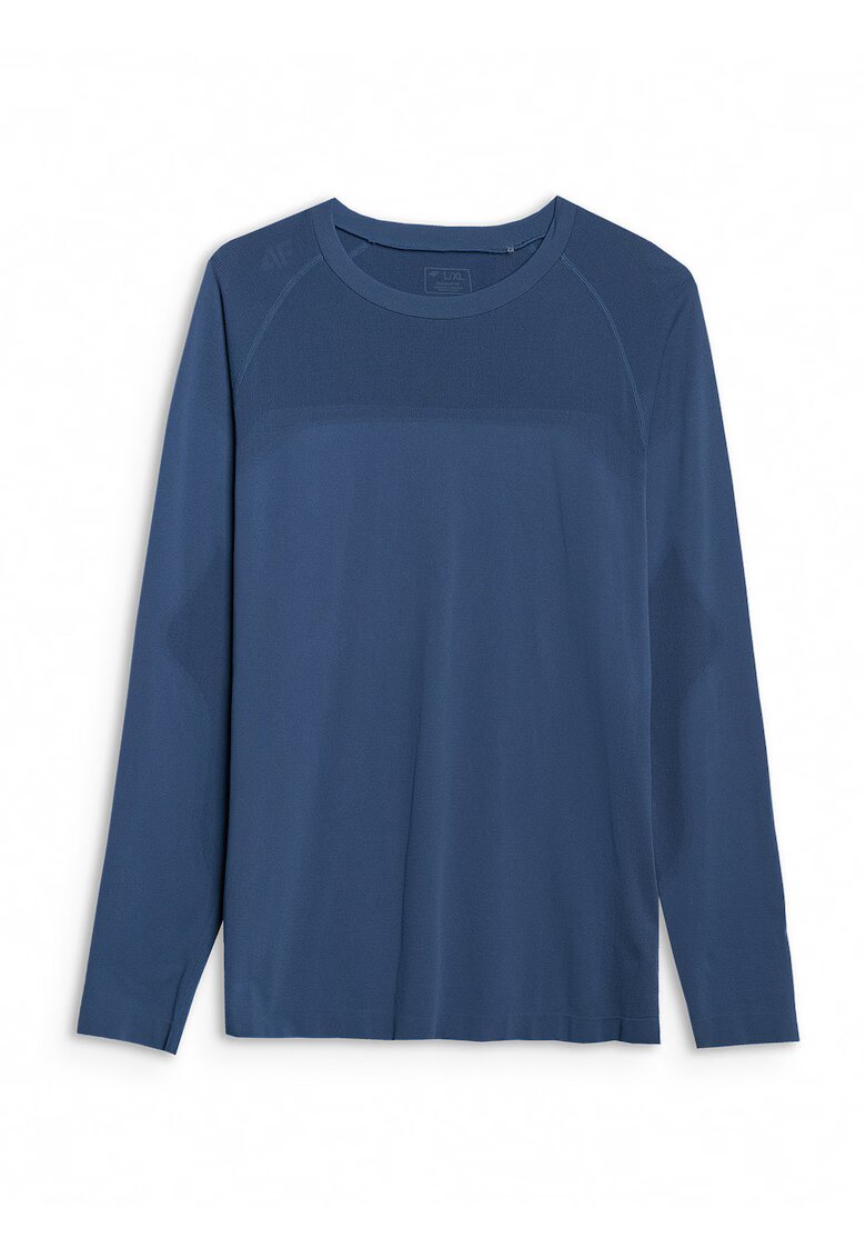 4F Tricou Antrenament Barbati - Maneci Lungi - Uscare Rapida - Denim - Marime