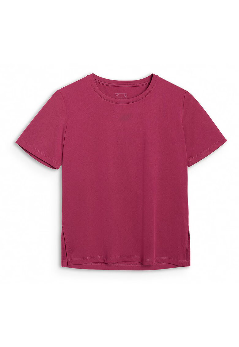 4F Tricou Antrenament Femei Vin - Dry - Rosu inchis
