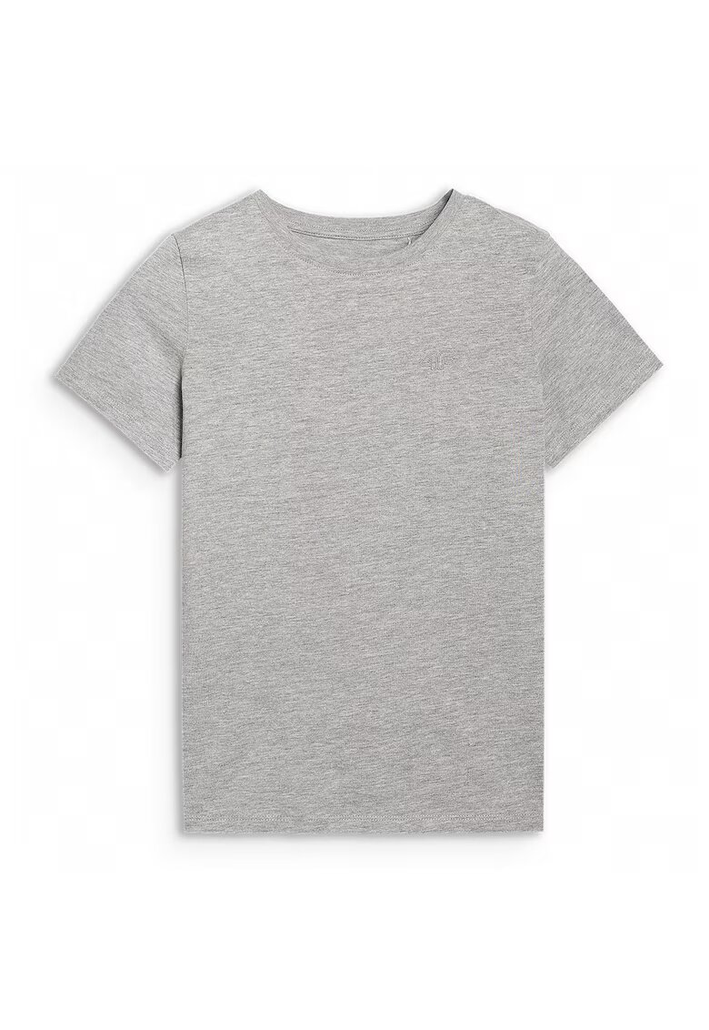 4F Tricou Baieti Gri - Bumbac 100