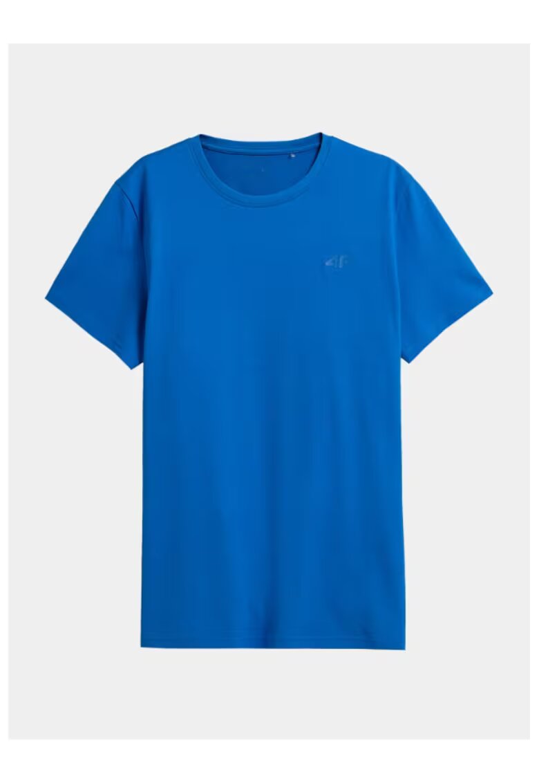 4F Tricou barbati - 302882458 - Bumbac - Albastru