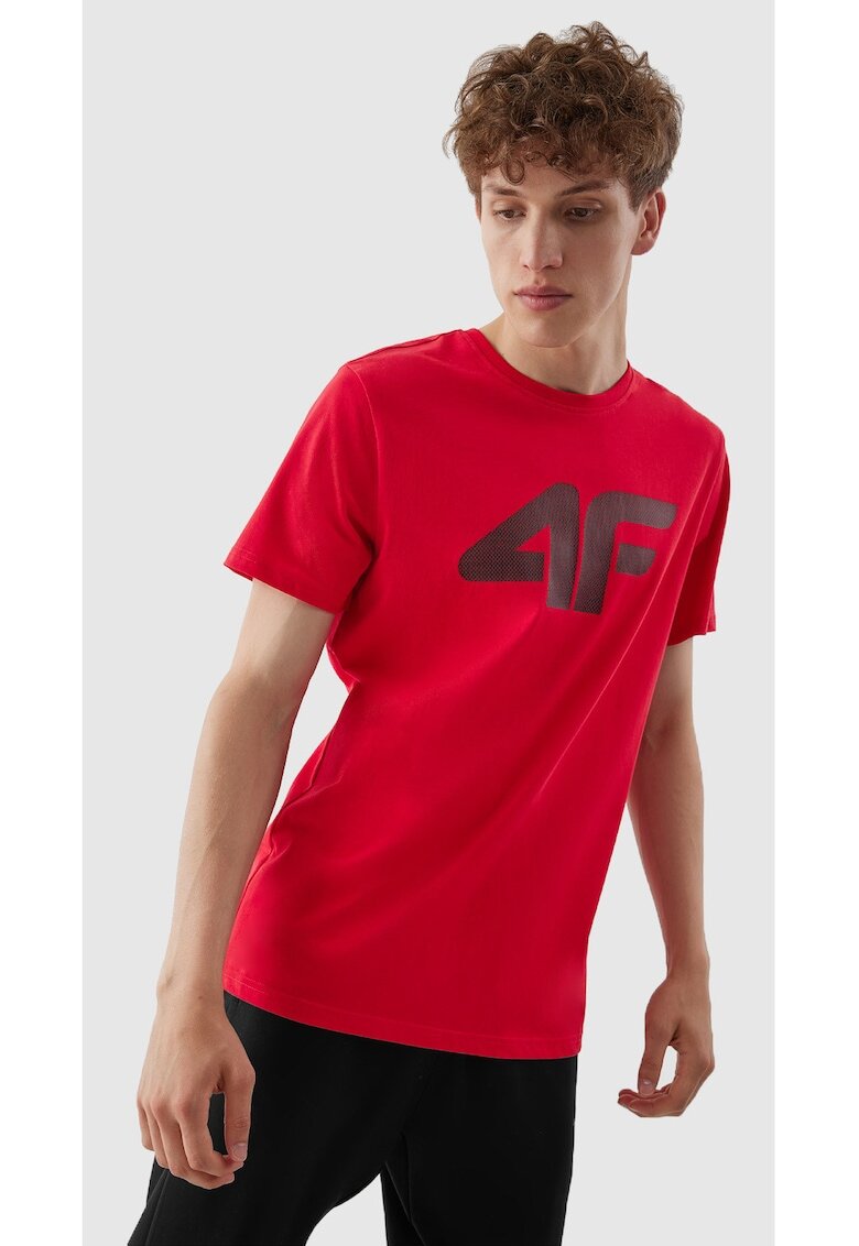 4F Tricou barbati Bumbac - Alb -